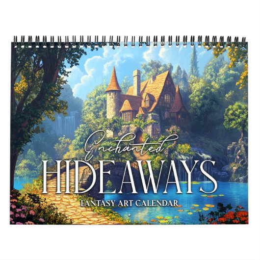 2026 Enchanted Hideaways Fantasy Art Kalender (Hoes)