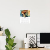 2026 Engel Hele Jaar Jaarlijkse Muurkalender Poster (Thuiskantoor)