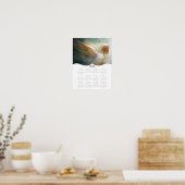 2026 Engel Jaarlijkse Agenda Kalender Poster (Keuken)