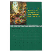 2026 English Calendar with Islamic Designs/Quotes Kalender (Mar 2026)