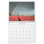 2026 Europa landschapsfotografie zwart Kalender (Mar 2026)