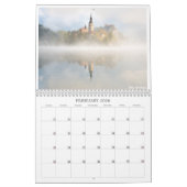 2026 Europa landschapsfotografie zwart Kalender (Feb 2026)
