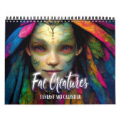 2026 Fae Creatures Fantasy Art Kalender (Hoes)
