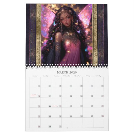2026 Fairies 4 Fantasy Art Kalender (Mar 2026)