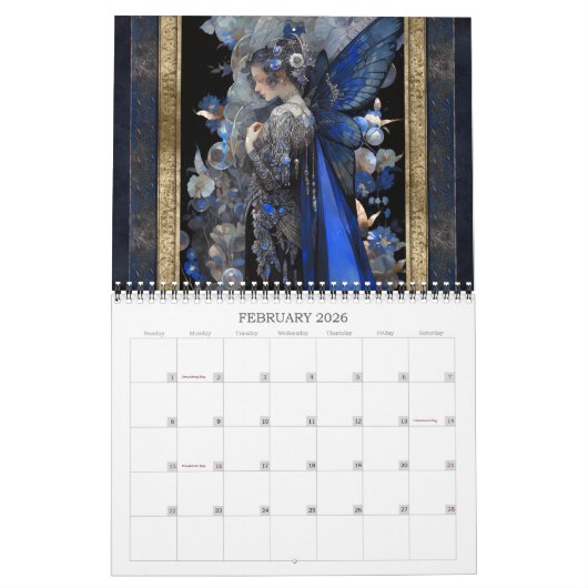 2026 Fairies 4 Fantasy Art Kalender (Feb 2026)
