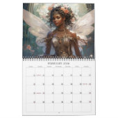 2026 Fairies 9 Black Fantasy Art Kalender (Feb 2026)