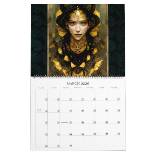 2026 Fairies & Fae 2 Fantasy Art Kalender (Mar 2026)