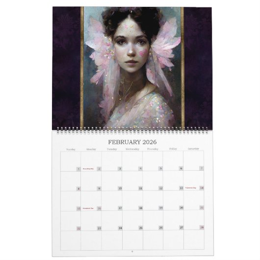 2026 Fairies & Fae 2 Fantasy Art Kalender (Feb 2026)