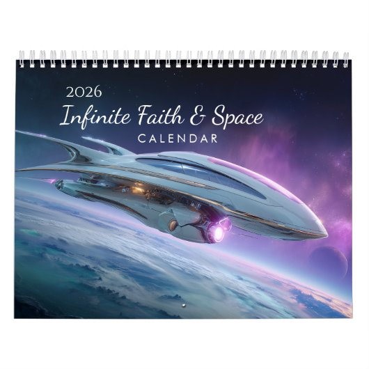 2026 Faith Biblical Verse Space Wall Calendar  Kalender (Hoes)