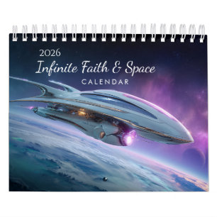 2026 Faith Bijbelvers Ruimte Muurkalender Kalender