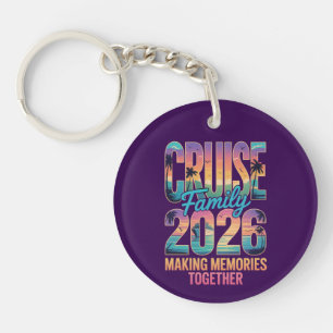 2026 Familie Cruise-herinneringssleutelhanger Sleutelhanger