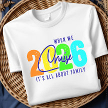 2026 Familie Cruise - Matchende Vakantie Shirt