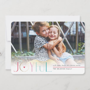 2026 FAMILIEFOTO moderne kinderen JOYFUL hart Aankondiging