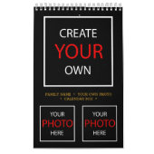 2026 Familiefotokalender / Creëer Your Own Kalender (Hoes)