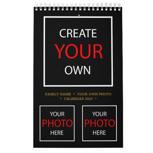 2026 Familiefotokalender / Creëer Your Own Kalender (Hoes)