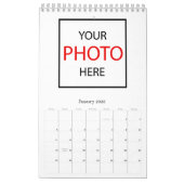 2026 Familiefotokalender / Creëer Your Own Kalender (Jan 2026)
