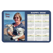 2026 Familiekalender Fotomagneet Magneet (Horizontaal)