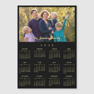 2026 familienaam foto kalender gepersonaliseerde k