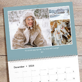 2026 Family Quotes & Funny Sayings Custom Photo Kalender