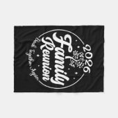 2026 Family Reunion Back Together Again Reunion Ma Fleece Deken (Voorkant (Horizontaal))