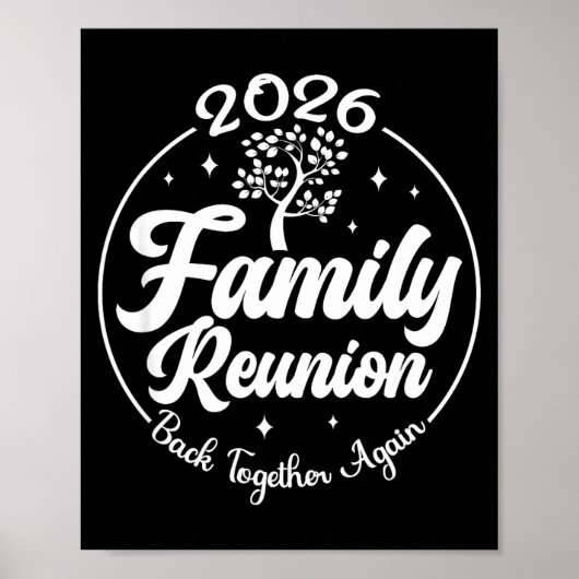 2026 Family Reunion Back Together Again Reunion Ma Poster (Voorkant)