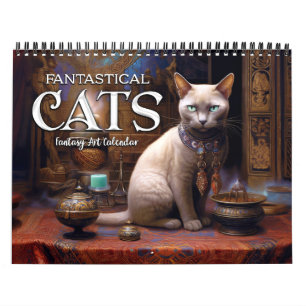 2026 Fantastical Cats 3 Fantasy Art Kalender