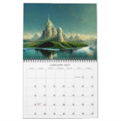 2026 Fantasy Castles Kunstkalender Kalender (Jan 2027)
