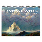 2026 Fantasy Castles Kunstkalender Kalender (Hoes)