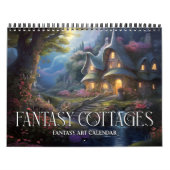 2026 Fantasy Cottages Kalender (Hoes)
