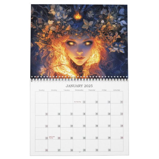 2026 Fantasy World 2 Fantasy Art Kalender (Jan 2025)