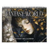 2026 Fantasy World Fantasy Art Kalender (Hoes)