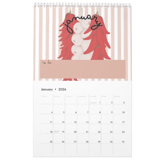 2026 Farmer's Market Calendar -  Kalender (Jan 2026)