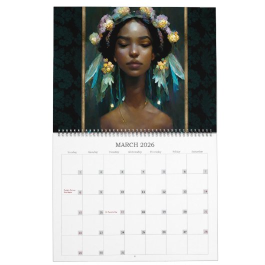 2026 Feeën & Fae 1 Fantasy Art Kalender (Mar 2026)