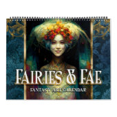 2026 Feeën & Fae 3 Fantasy Art Kalender (Hoes)