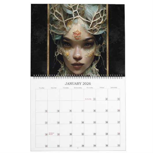 2026 Feeën & Fae 4 Fantasy Art Kalender (Jan 2026)