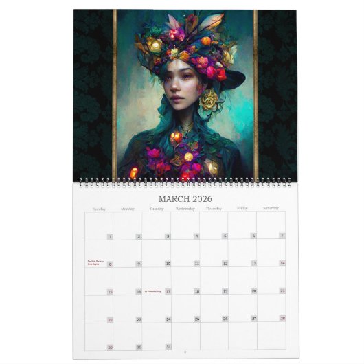 2026 Feeën & Fae 4 Fantasy Art Kalender (Mar 2026)