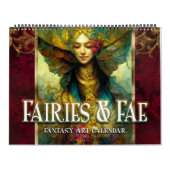 2026 Feeën & Fae 4 Fantasy Art Kalender (Hoes)