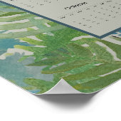 2026 Ferns Birds Calendar Poster (Hoek)