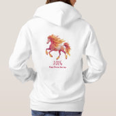 2026 Fiery Horse – Happy Chinese New Year Hoodie (Achterkant)