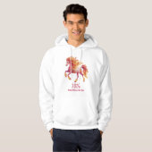 2026 Fiery Horse – Happy Chinese New Year Hoodie (Voorkant volledig)