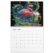 2026 Flamingo Flair Muurkalender Kalender (Mar 2026)