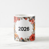 🌸☕ “2026 Floral Bloom” Mug 🌿✨ Koffiemok (Center)