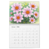 2026 Floral  – Colorful Botanical Illustrations Kalender (Jan 2026)