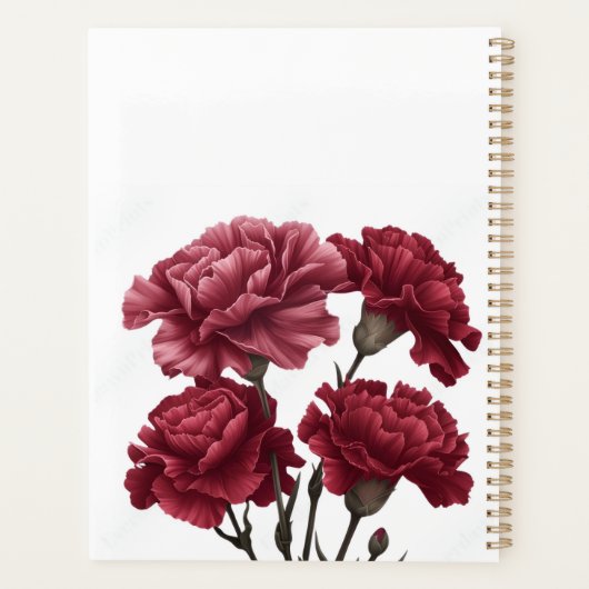 2026 Floral Lady Planner (Achterkant)