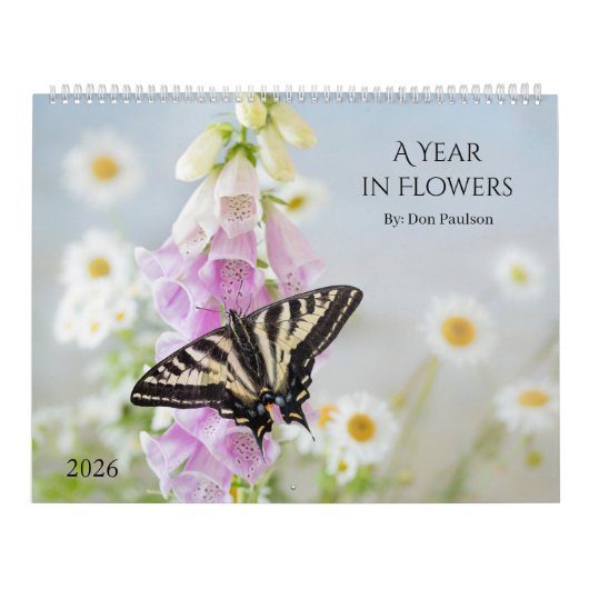 2026 Floral Photography Wall Calendar Kalender (Hoes)