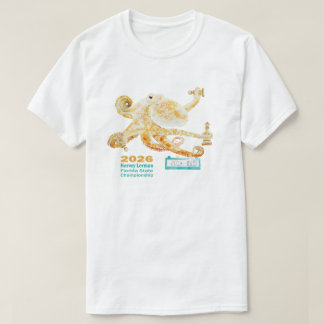 2026 Florida State Schaken Kampioenschap Licht T-s T-shirt