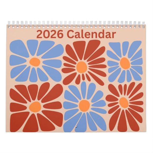 2026 Flower Art Calendar Kalender (Hoes)