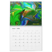 2026 Fluid Abstract Art Calendar Kalender (Mar 2026)