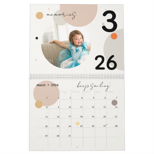 2026 Foto Agenda Herinneringen Motiverend Kalender (Mar 2026)