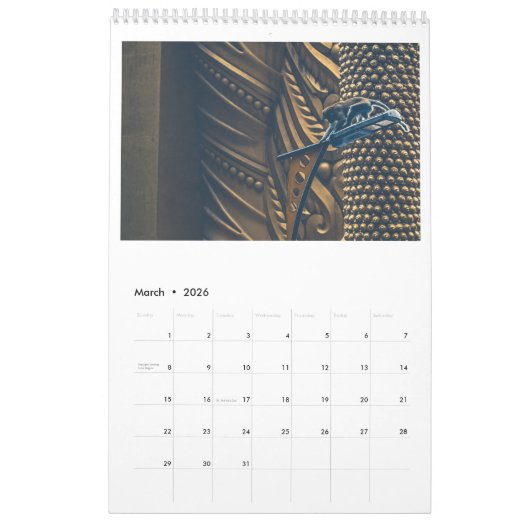 2026 Fotocalender Kalender (Mar 2026)